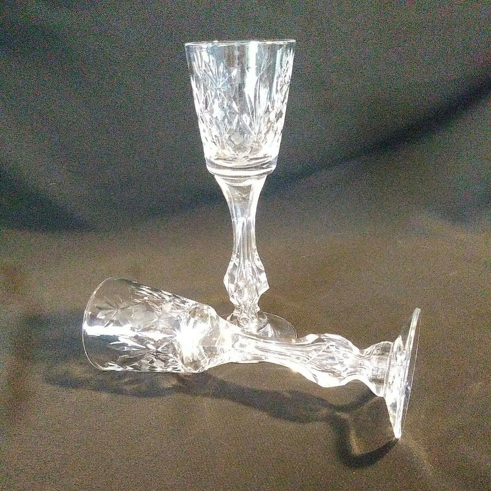 2 Tiffin Franciscan Air Bubble Stem Glasses. - Picture 4 of 12